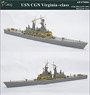 USN CGN Virginia class SUPER SET (for Dragon) (Plastic model)