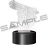 [City Hunter the Movie: Angel Dust] LED Acrylic Stand (Anime Toy)