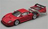 Ferrari F40 LM Press Version 1996 Red w/BBS Silver Wheel (Diecast Car)