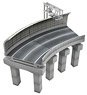 The Building Collection 187 Expressway Curve Set (Highway Curve Set) (Model Train)