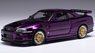 ★特価品 日産 スカイライン GT-R R34 2002 メタリックパープル (ミニカー)