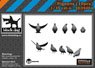 Pigeons (10pcs) (Plastic model)