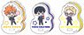 Animation [Haikyu!!] Mini Chara Yurayura Acrylic Stand (1) Shoyo Hinata & Tobio Kageyama & Kei Tsukishima (Anime Toy)