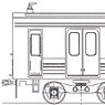 1/80(HO) Stainless Body Train Kai (Renewal Product) Two Car Formation Set Body Kit (2-Car Set) (Unassembled Kit) (Model Train)