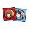 TV Animation [Rurouni Kenshin] Microfiber Coaster Set Kenshin Himura / Kaoru Kamiya (Anime Toy)