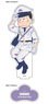Osomatsu-san [Especially Illustrated] Big Acrylic Stand Ichimatsu (White Clothes) (Anime Toy)