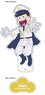 Osomatsu-san [Especially Illustrated] Big Acrylic Stand Jyushimatsu (White Clothes) (Anime Toy)