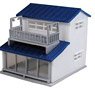 House & Store Kit (3 Pieces) (Unassembled Kit) [1/150 Accessory for Model Rainway Layout] (Model Train)