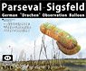 German `Drachen` Observation Balloon Parseval-Sigsfeld (Plastic model)