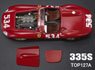 Ferrari 335S 1957 Mille Miglia No,534 P.Collins (Diecast Car)