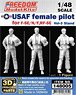 USAF Female Pilot for F-5E/F, RF-5E Vol.3 Stand (Plastic model)