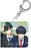 Blue Lock Glitter Key Ring Yoichi Isagi & Rin Itoshi (Anime Toy)