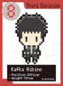 Kaiju No. 8 Pixel Art Series Sticker Kafka Hibino (Anime Toy)