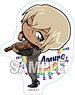 Detective Conan Deformed Sticker Music (Amuro) (Anime Toy)