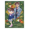 Detective Conan Foil Stamping Clear File Conan Heiji Japanese Style Pattern (Anime Toy)