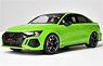 Audi RS3 Limousine 2022 Metallic Kyalami Green (Diecast Car)