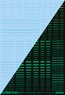 FREE Scale GM Line Decal No.7 [Straight Line #1] Clear & Neon Jewel Green (Material)