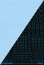 FREEスケール ラインデカール No.9「サークル & ワンポイント ＃1 」クリア&ネオンスプラッシュブルー (素材)
