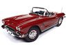1962 Chevy Corvette Hemmings Muscle Dark Red (Diecast Car)