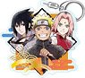 Naruto: Shippuden Acrylic Key Ring - Shinobi no Kiseki - Naruto & Sasuke & Sakura (Anime Toy)