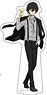 Katekyo Hitman Reborn! [Especially Illustrated] Big Acrylic Stand [Black Suits Ver.] (2) Kyoya Hibari (Anime Toy)