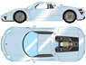 Porsche 918 Spyder 2011 Liquid Metal Chrome Blue (Diecast Car)