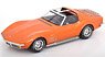 Chevrolet Corvette C3 1972 removable roof parts and sidepipes orangemetallic (Diecast Car)