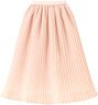 AZO2 Georgette Pleated Skirt (Peach Pink) (Fashion Doll)