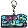 Detective Conan Neon Style Acrylic Key Ring Kid the Phantom Thief (Anime Toy)