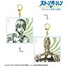 Animation [JoJo`s Bizarre Adventure Stone Ocean] Foo Fighters & Foo Fighters Ani-Art Black LABEL Double Sided Big Acrylic Key Ring (Anime Toy)