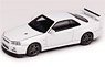 Nissan Skyline GT-R R34 V Spec II Pearl White (Diecast Car)
