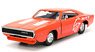 1968 Dodge Charger Orange / Graphics (Diecast Car)