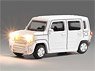 ジャストプラグ自動車 軽SUV 白 (電球色ヘッドライト) (鉄道模型)