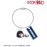 Rurouni Kenshin Aoshi Shinomori Chibikoro Twin Wire Acrylic Key Ring (Anime Toy)