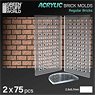 Acrylic Molds - Bricks (Hobby Tool)