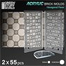 Acrylic Molds - Octagon Paving Brick (Hobby Tool)