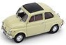 Fiat 500L 1968-1972 Clause Antique Ivory / Brown Interior (Diecast Car)