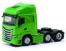 (HO) Iveco S-Way Rigid Tractor 3-axle Green Yellow [Iveco S-Way 6x2] (Model Train)