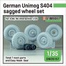German Unimog S404 Sagged Wheel set (for ICM/ Ak interactive)
