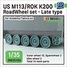 US M113 / ROK K200 Roadwheel set - Late type (for Academy/Tamiya)