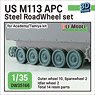 US M113 APC Steel Roadwheel set (for Academy/Tamiya)