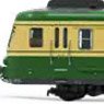 SNCF, RGP2 diesel railcar, re-built version, green/beige livery, ep. IV, with DCC sound decoder (2-Car Set) (Model Train)