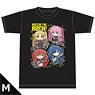 Animation [Bocchi the Rock!] T-Shirt D [Band T-Shirt Ver.] M Size (Anime Toy)