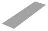Plastic Material (Gray) Shredded Board 0.3 x 6.0 mm (10pcs.) (Material)