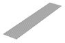 Plastic Material (Gray) Shredded Board 0.5 x 4.0 mm (10pcs.) (Material)