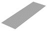 Plastic Material (Gray) Shredded Board 0.5 x 7.0 mm (10pcs.) (Material)