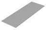 Plastic Material (Gray) Shredded Board 0.5 x 8.0 mm (10pcs.) (Material)