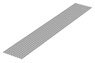 Plastic Material (Gray) Shredded Board 1.0 x 3.0 mm (10pcs.) (Material)