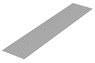 Plastic Material (Gray) Shredded Board 1.0 x 4.0 mm (10pcs.) (Material)