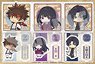 Rurouni Kenshin Sheet Sticker B (Sanosuke Sagara & Megumi Takani & Aoshi Shinomori) (Anime Toy)